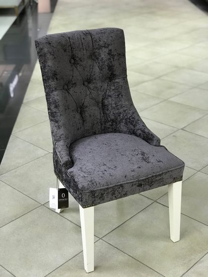 Стул "Давос" (дуб/тон 101/ткань Velvet Lux 81)