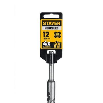 STAYER HERCULES-4Х 12x600 мм, SDS-plus бур, PROFESSIONAL (29290-600-12)