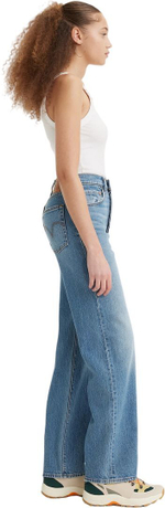 Джинсы Levis RIBCAGE FULL LENGTH синий