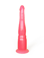 Фаллообразный плаг на присоске - 18,5 см. (Цвет: розовый)