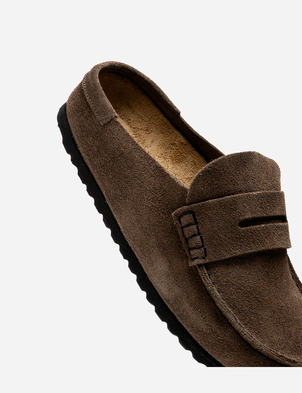 Birkenstock Naples Wrapped Suede "Concrete Grey"
