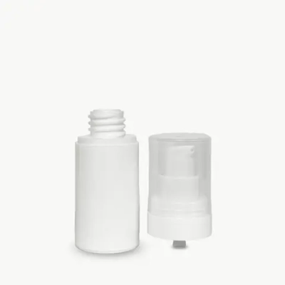 Вакуумный диспенсер 50 мл Белый узкий (винтовая насадка)