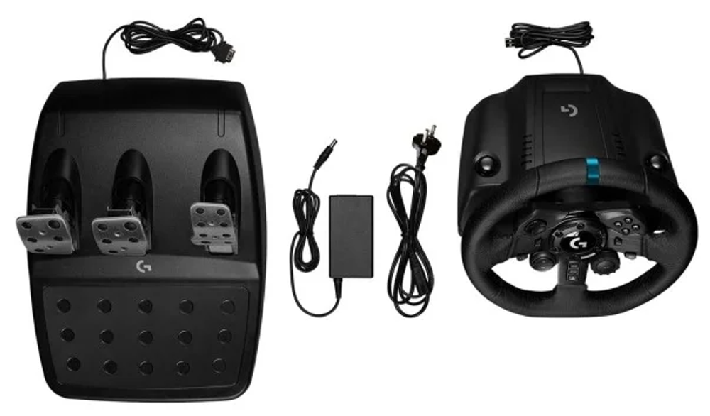 Комплект Logitech G G923 TRUEFORCE PS4, black