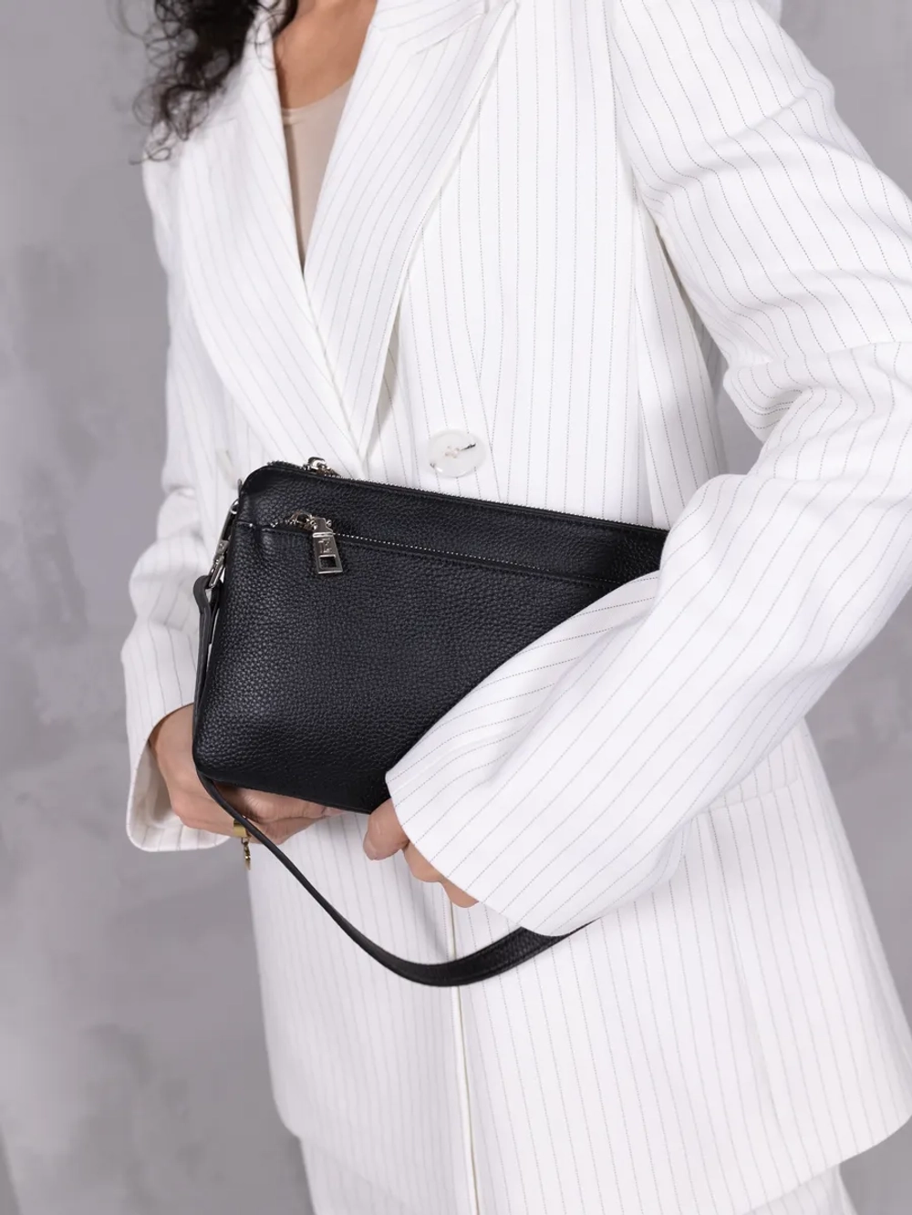 сумка через плечо шоппер натуральная кожа