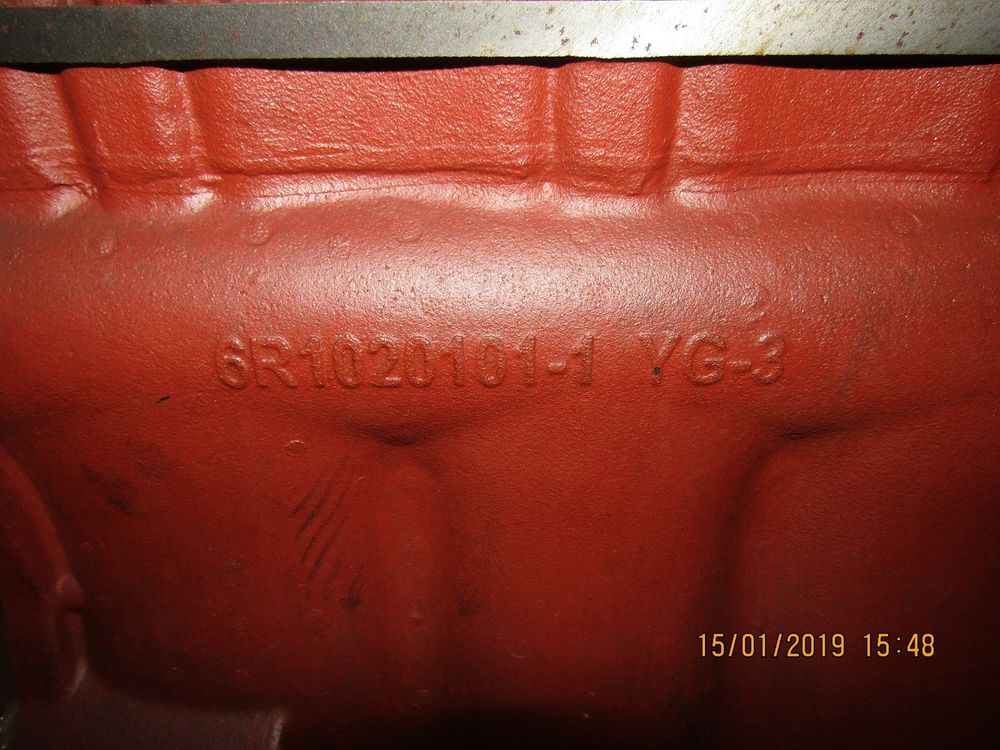 Блок цилиндров двигателя Ricardo R6110ZLDS; TDK 170 6LT/Cylinder Block