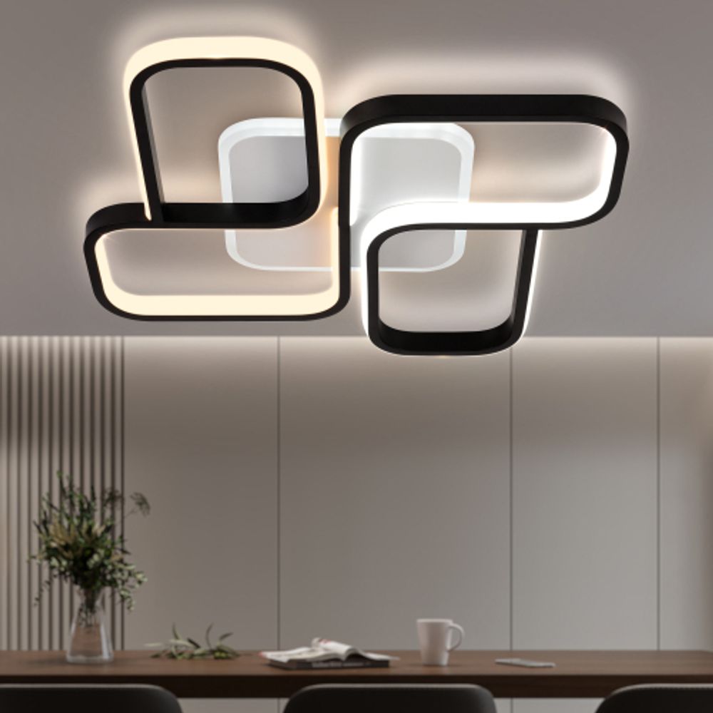 Светильник потолочный светодиодный Rivoli Lydia 6104-101 LED 3700К - 4750К 81 Вт модерн с пультом | Rivoli