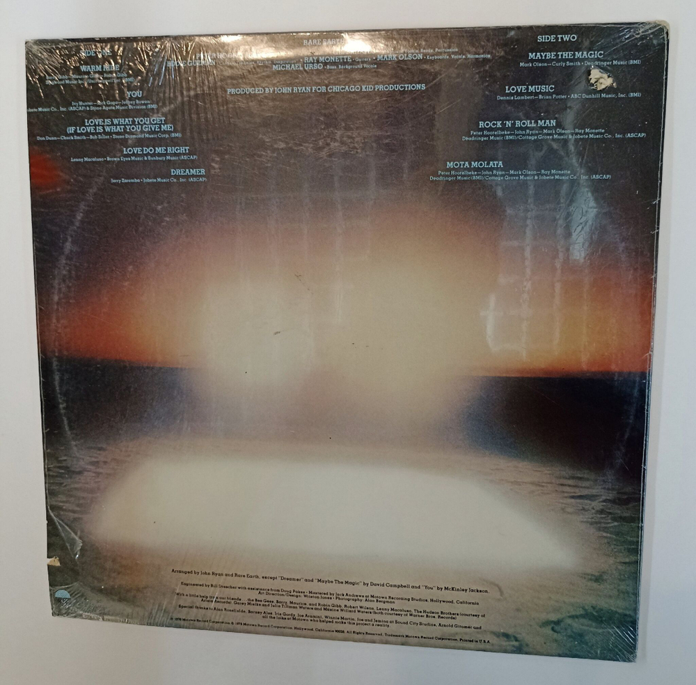 Винтажная виниловая пластинка LP Rare Earth Band Together (USA 1978)