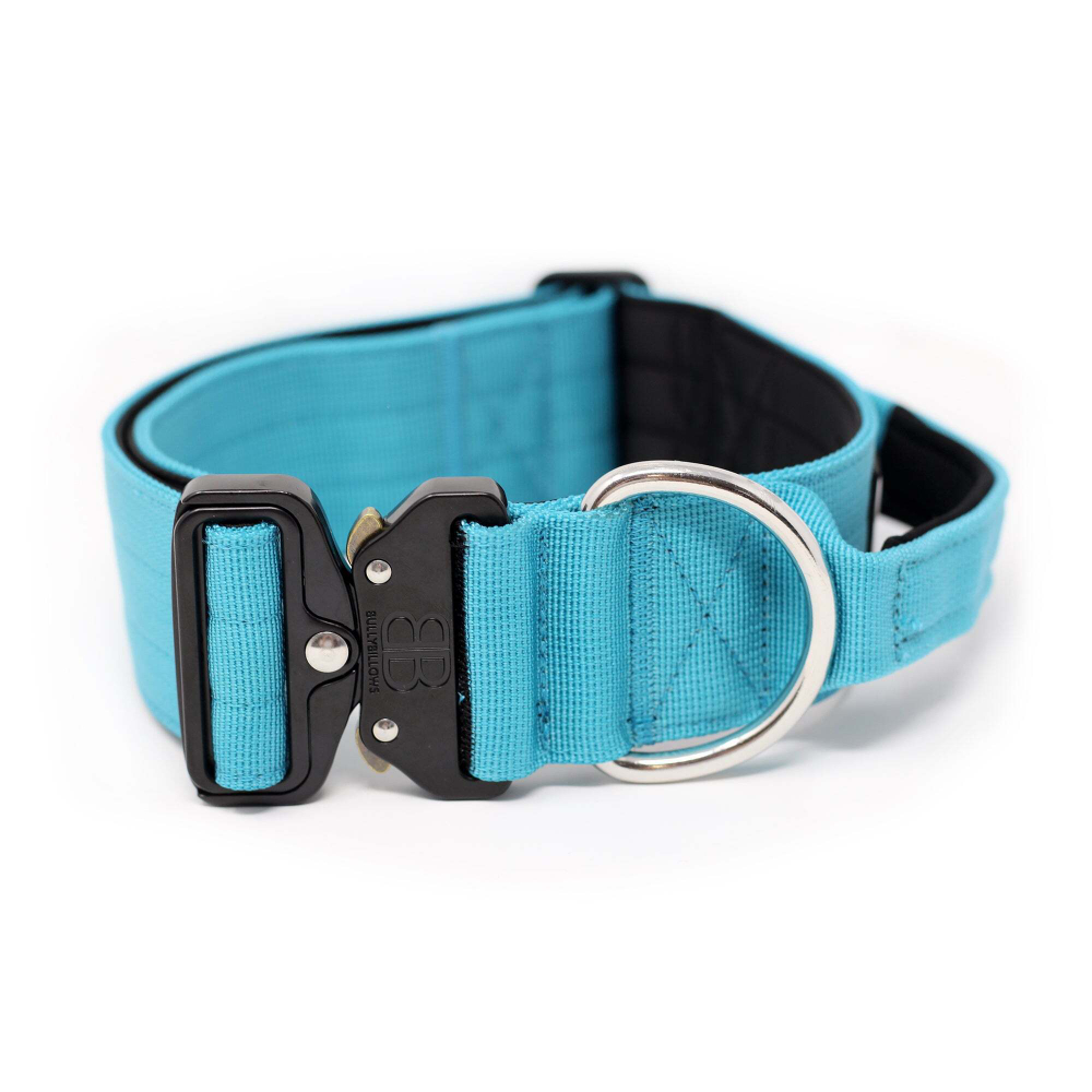 Ошейник Combat 5 см с ручкой BullyBillows