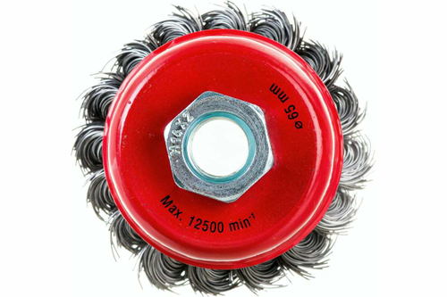 Щетка-крацовка чашечная для УШМ (65 мм, М14) MIRAX 35104-065