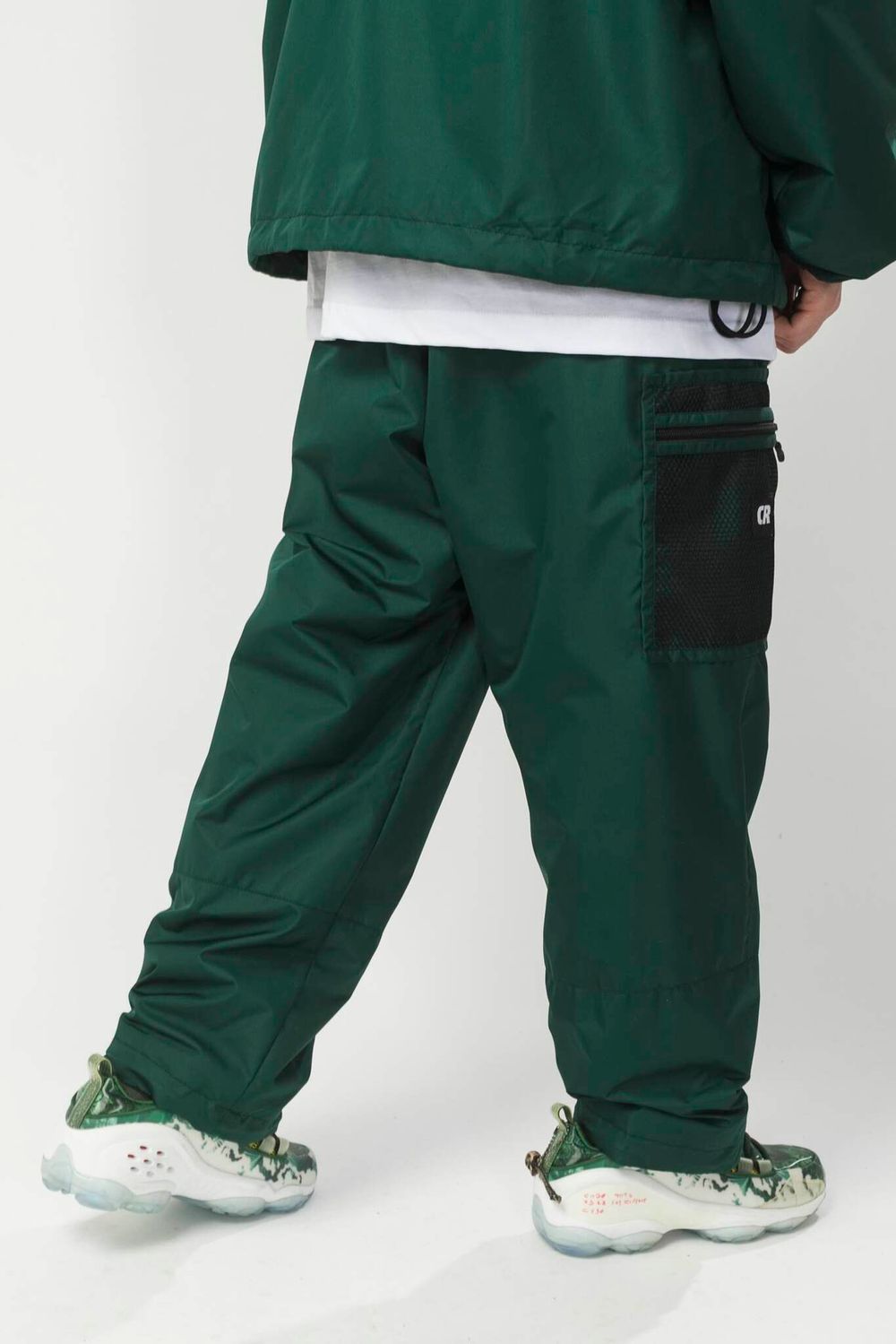 Купить Штаны Codered Square Pants Wide мужские зеленые темные Штаны Codered Square Pants Wide мужские зеленые темные