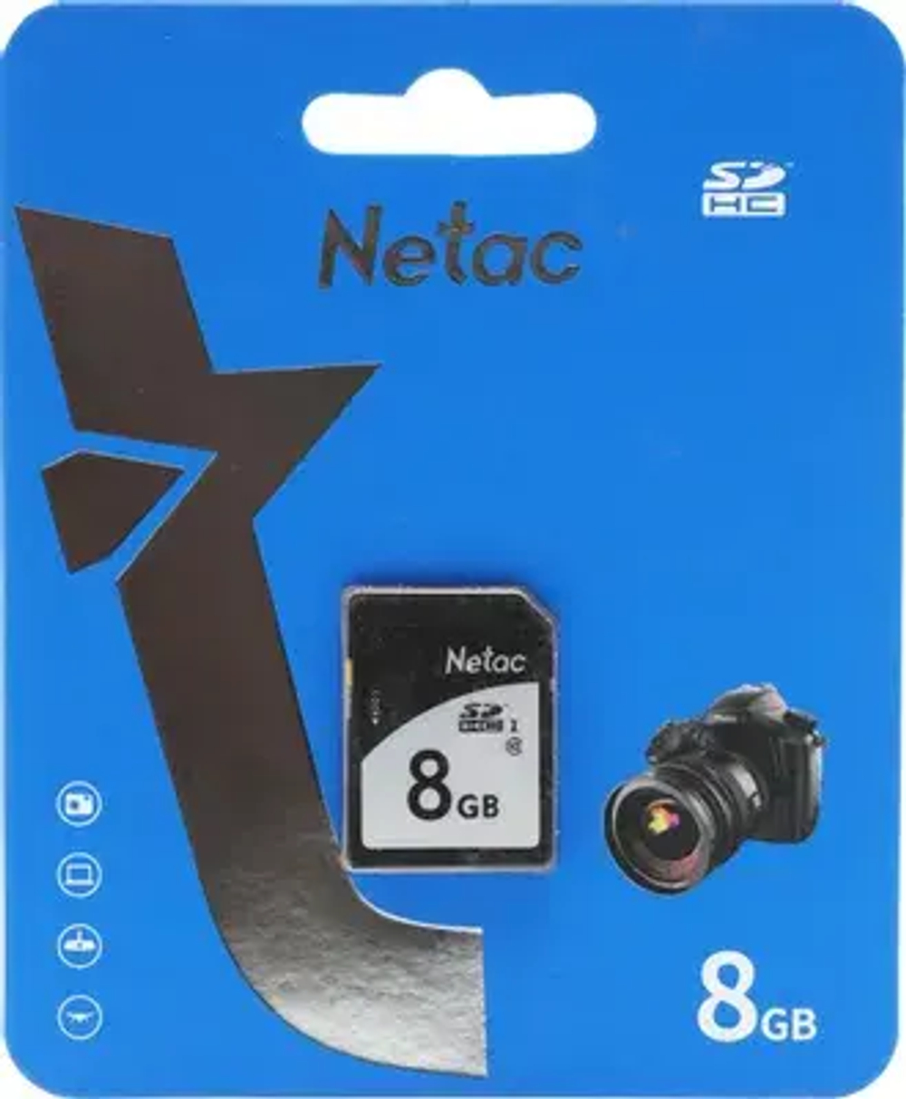 Карта памяти Netac SDHC 8GB P600 Class 10 (20 Mb/s)