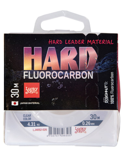 Леска LUCKY JOHN Fluorocarbon Hard 0.26 мм / 30 м