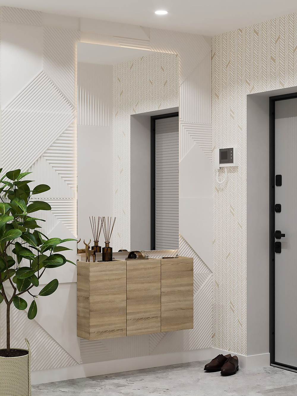 Шкаф универсальный навесной HOME Simple 54*20*30 Черный