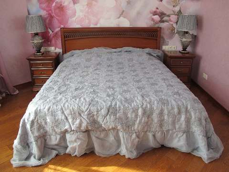 Покрывало 270х270 Arte Pura AP2.984-417 Respiro Old серо-темно-голубой