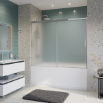 Шторка на ванну CEZARES TANDEM-SOFT-VF-2-180/145-P-Cr