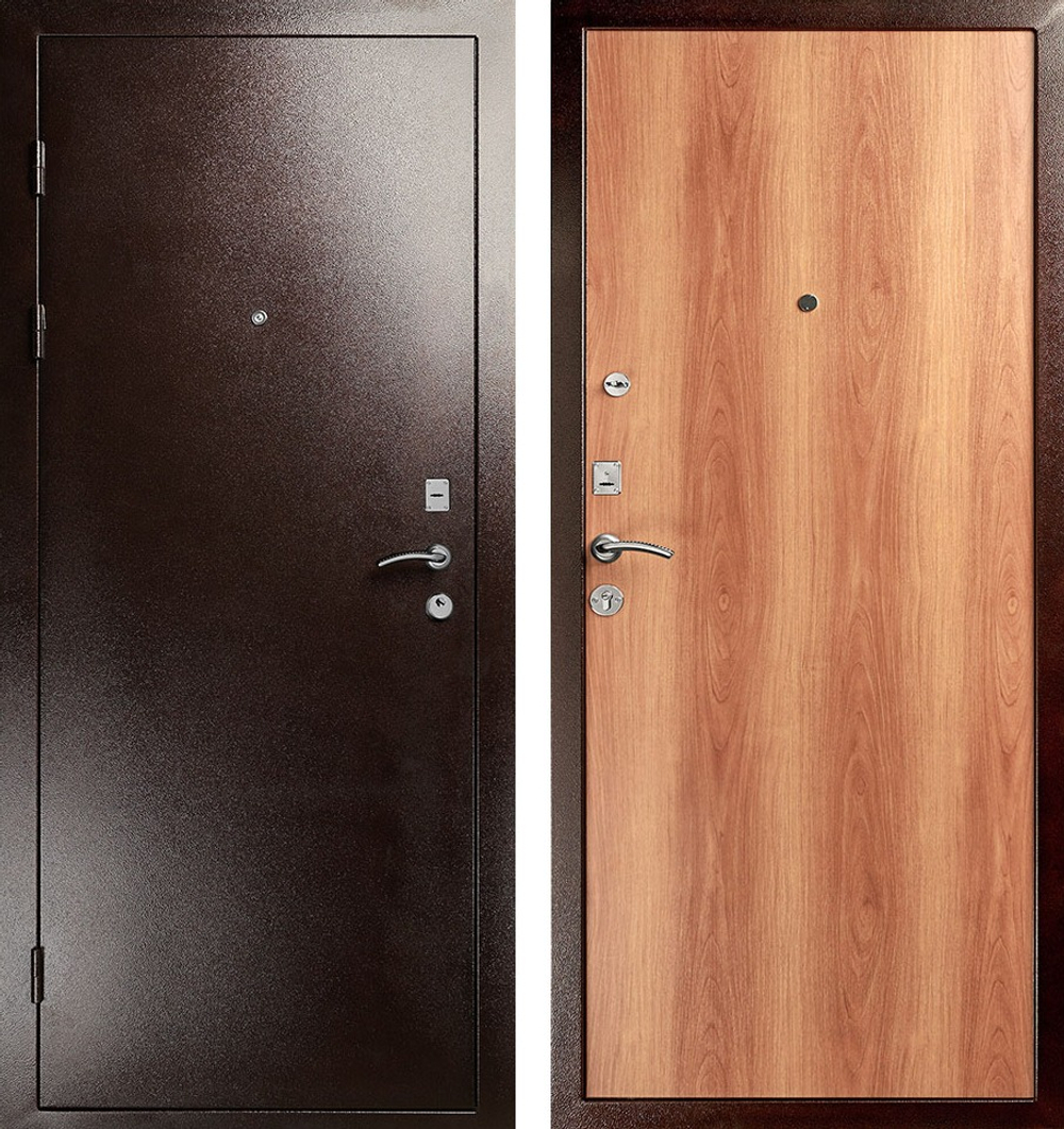 Дверь входная Антик медь/Миланский орех - 908