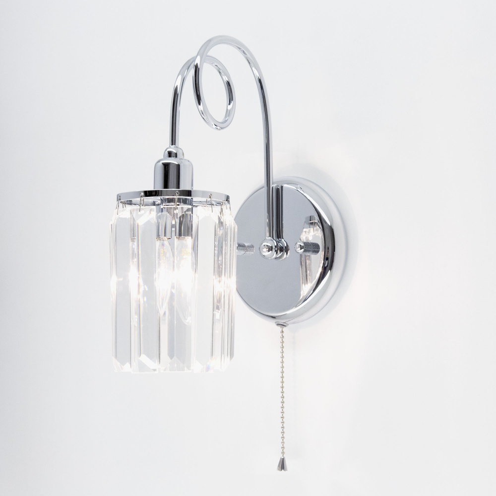 Citilux Синди CL330311 Бра хрустальное с выключателем Хром