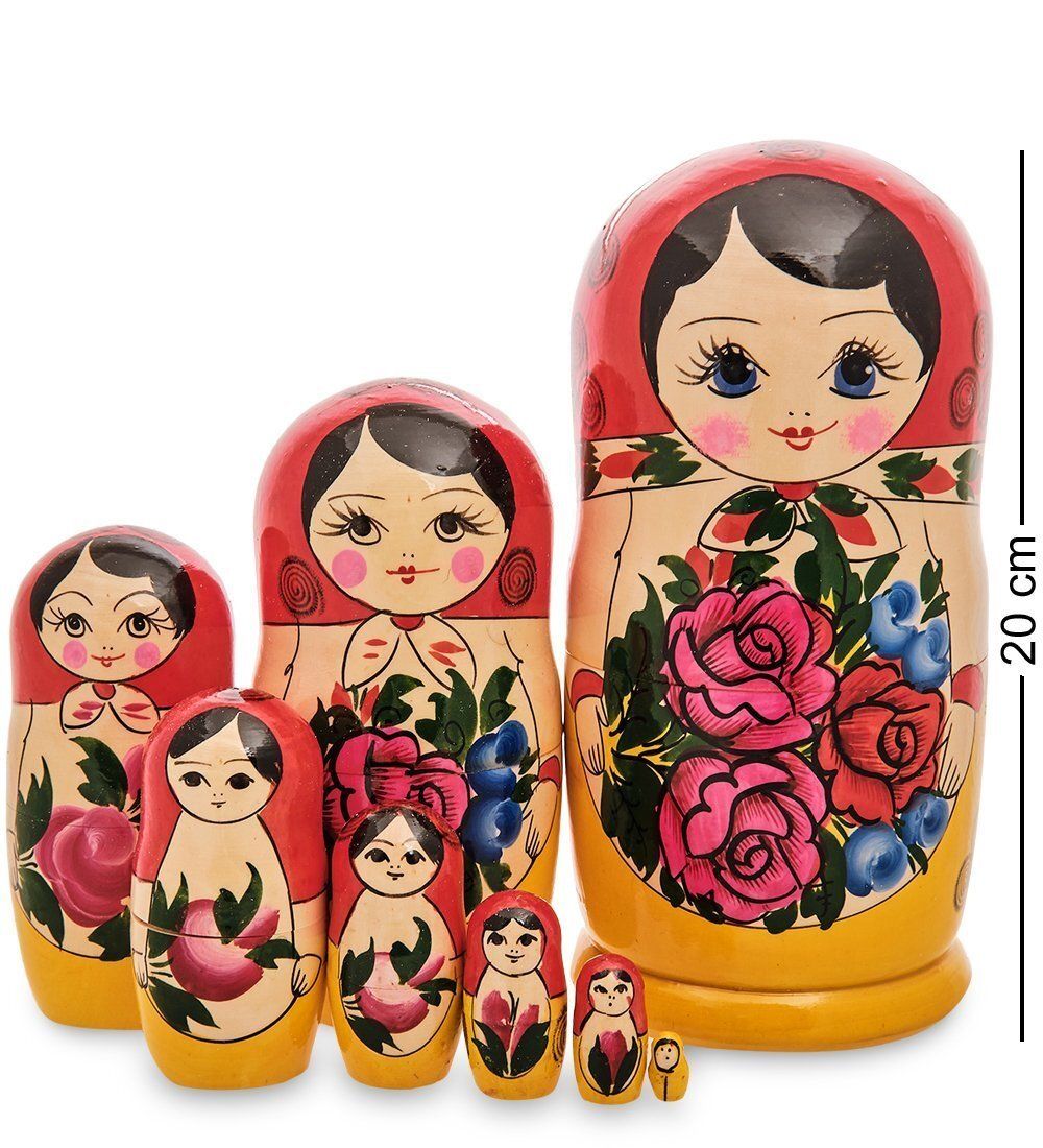 Народные промыслы МР-10/ 9 Матрешка 8-кукольная (Семеновская)