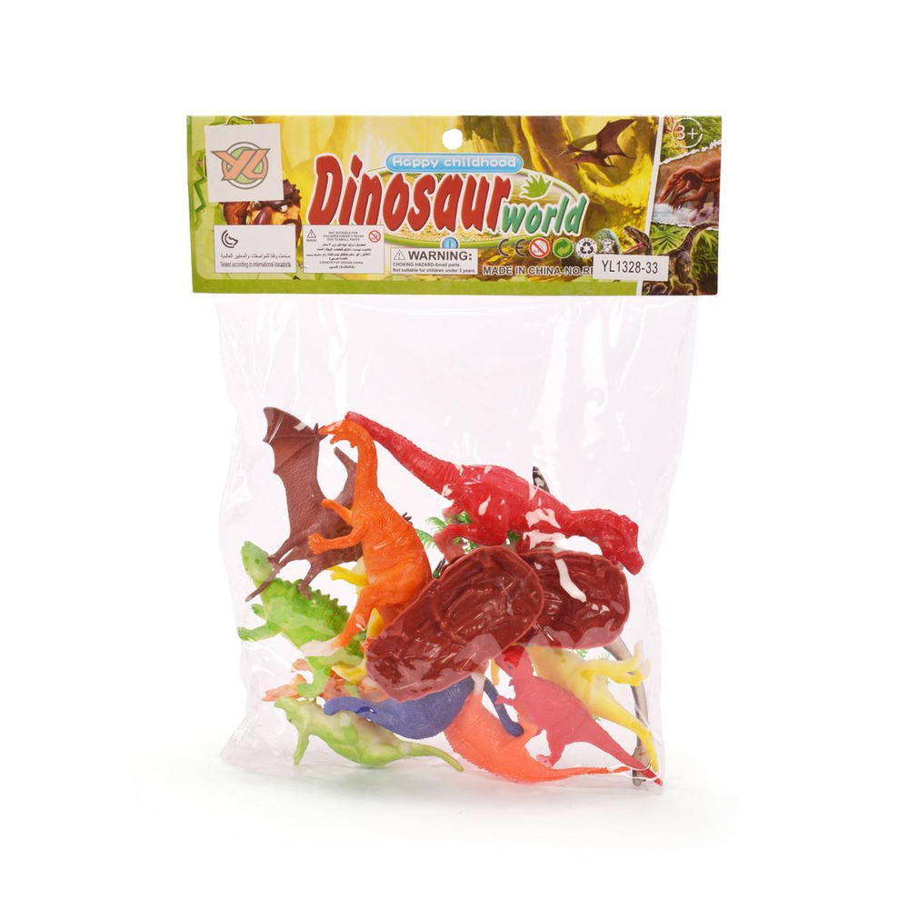 Набор динозавров 12шт, пакет YL1328-33