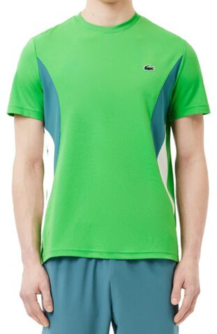 Мужская теннисная футболка Lacoste Tennis x Novak Djokovic T-Shirt - зеленый