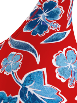 ТОП теннисный Tommy Hilfiger Mid Intensity Floral AOP Bra - разноцветный