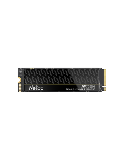 Ssd накопитель Netac SSD NV7000-t 2TB PCIe 4 x4 M.2 2280 NVMe 3D NAND, R/W up to 7300/6700MB/s, IOPS(R4K) 900K/700K, TBW 1280TB, slim heatspreader, 5y wty
