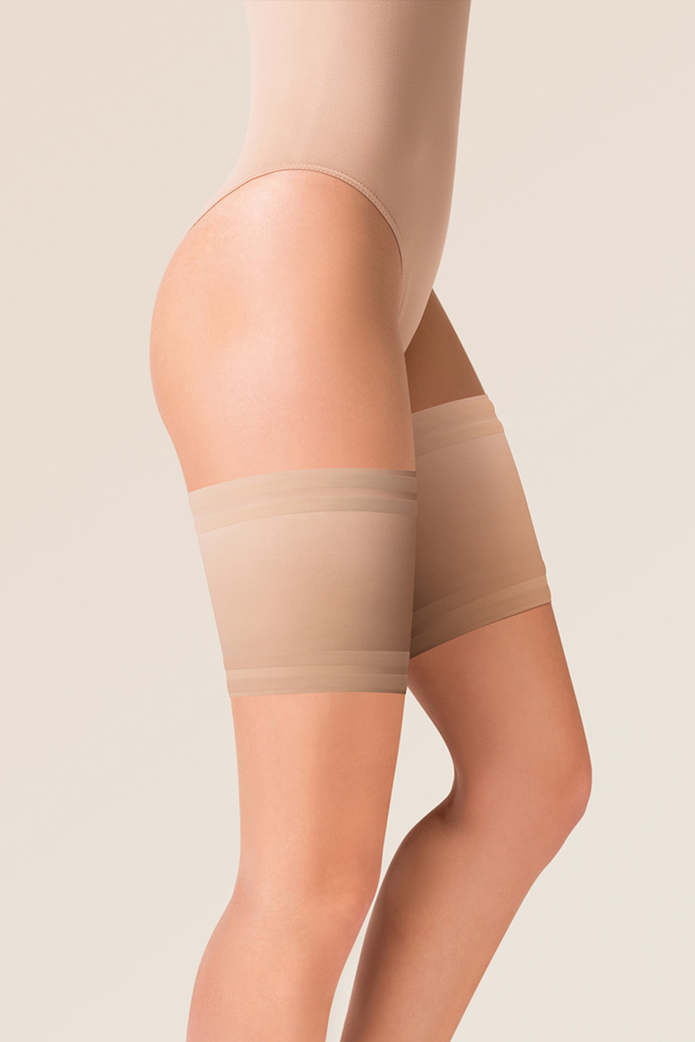 510 Satynowa opaska Beige Gabriella