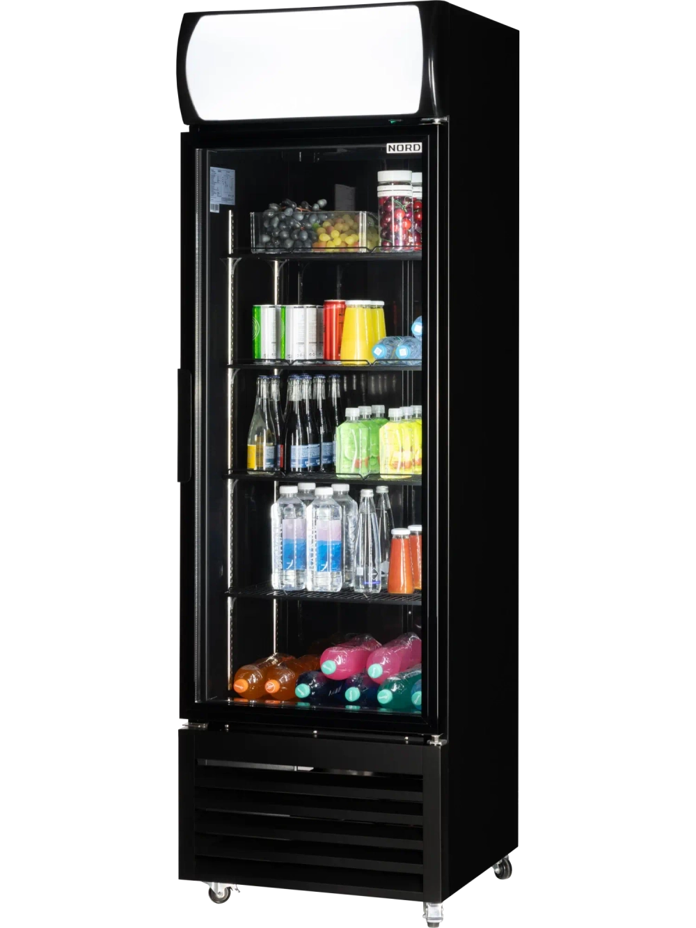 Витрина холодильная Nord RSC 400 GBB черная