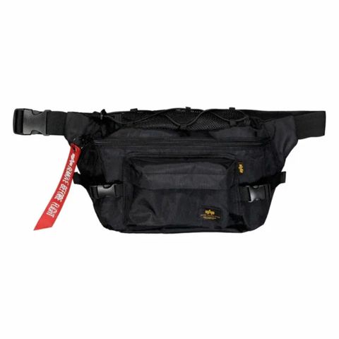 Сумка Alpha Industries Combat Waist Bag Black (Черный)
