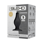 Черная малая анальная пробка SileXD - 7,2 см