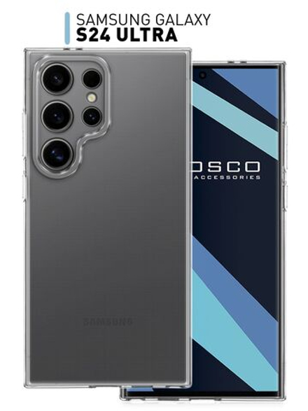 Чехол ROSCO для Samsung Galaxy S24 Ultra (арт.SS-S24U-TPU-01-TRANSPARENT )