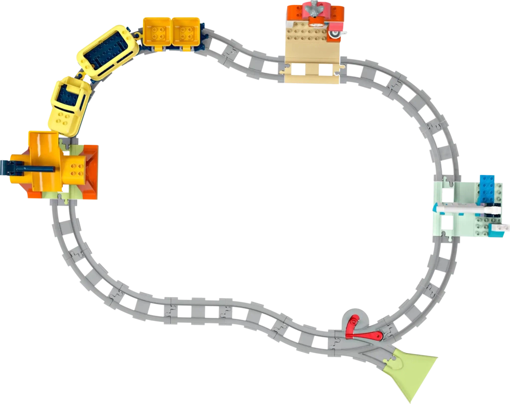 Конструктор LEGO Duplo 10428 Большой интерактивный общественный поезд