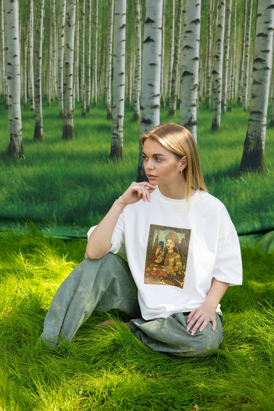 T-Shirt Tarelochnitsa (White)