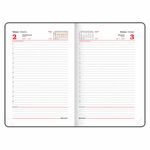 Ежедневник датированный 2023 А5 138x213 мм BRAUBERG "Towny", под кожу, клапан, коричневый, 114010