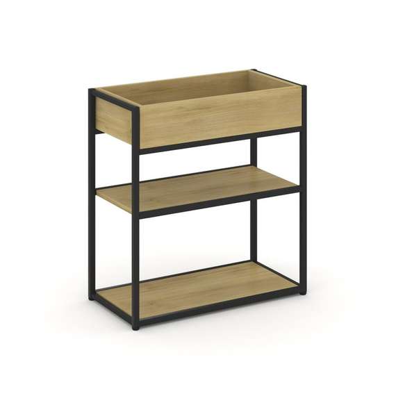 Рифт Стеллаж металлический низкий приставной  RF.STM-011  596*350*750