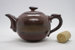 286003 Чайник Серия-Авторская "Дракон" керамика красный