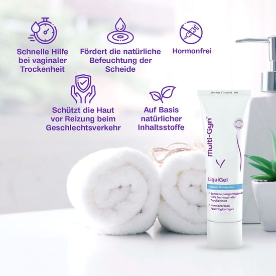 Multi-Gyn LiquiGel – для лечения и облегчения сухости влагалища