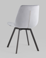 Стул вращающийся Флекс велюр велютто серый