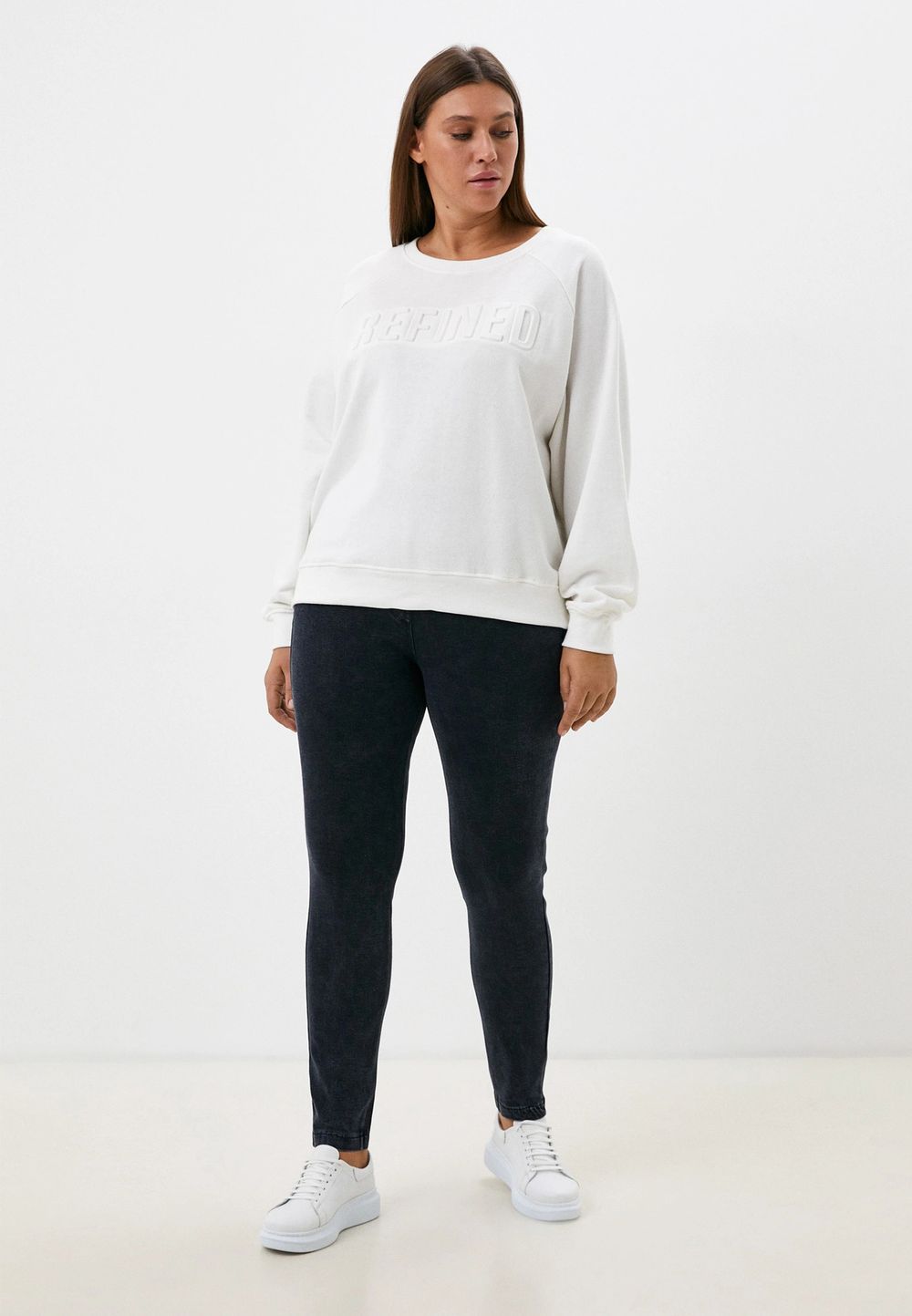 Джеггинсы утепленные больших размеров