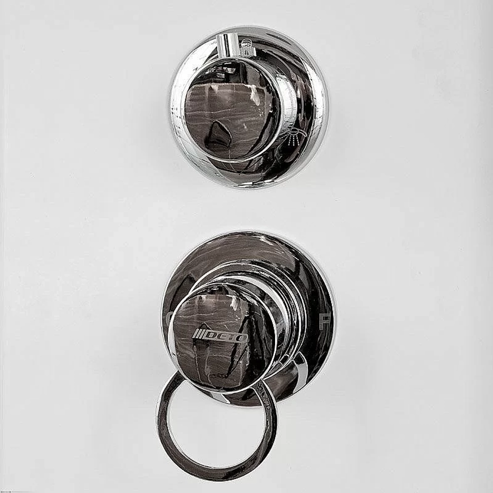 Душевая кабина DTO Серия ЕМ ЕМ2712 N LED 120x80