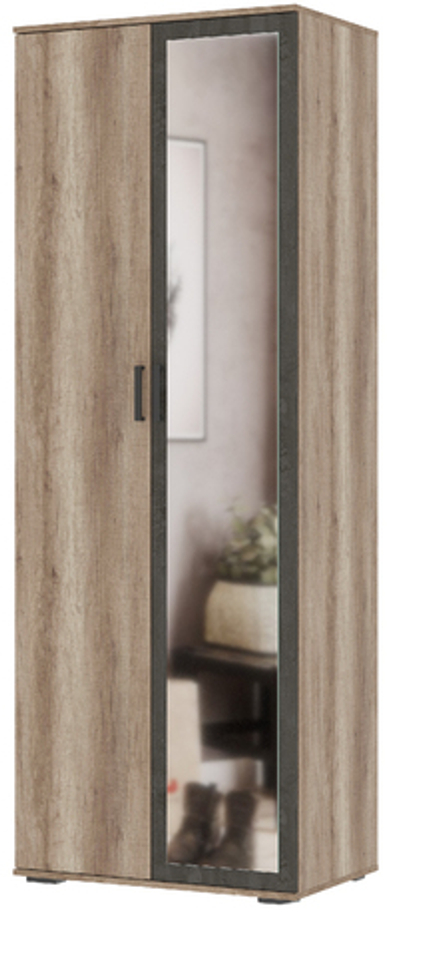 Шкаф Нельсон ШК 04 Дуб Каньон/Железный камень