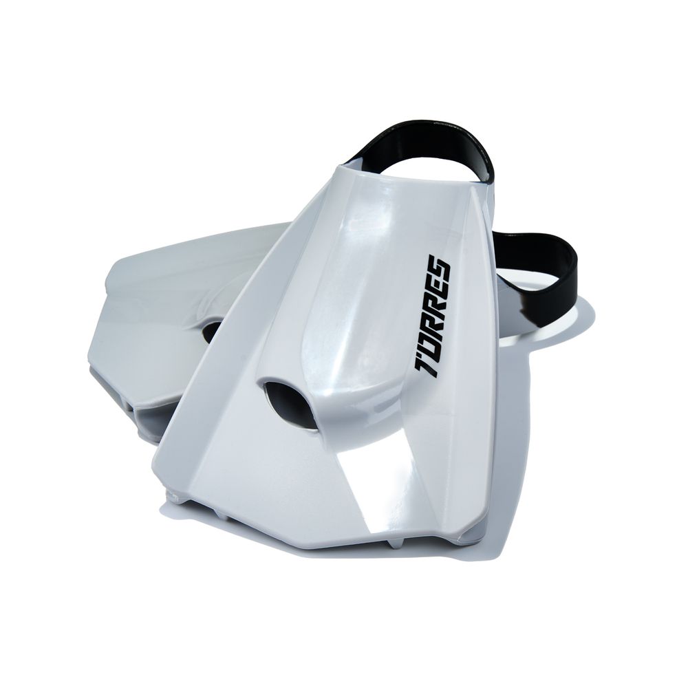 Ласты для бассейна профессиональные TORRES F03, SWF032404GR, р.EU 44-45 (XL), серо-черный