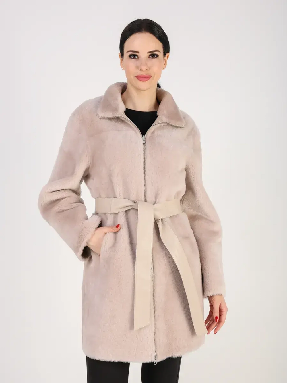 Дубленка зимняя шуба натуральная двухсторонняя