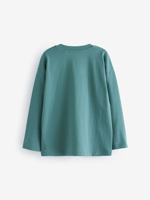 Лонгслив для мальчика Next 684-078, Зеленый