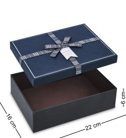 WF-171-A Набор коробок из 3 шт, синий/черный