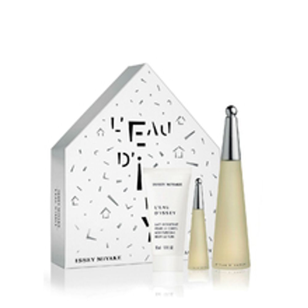 Issey Miyake L´Eau D´Issey Gift set EDT 100 ml, body lotion L´Eau D´Issey 50 ml and miniature L´Eau D´Issey EDT 10 ml 100ml