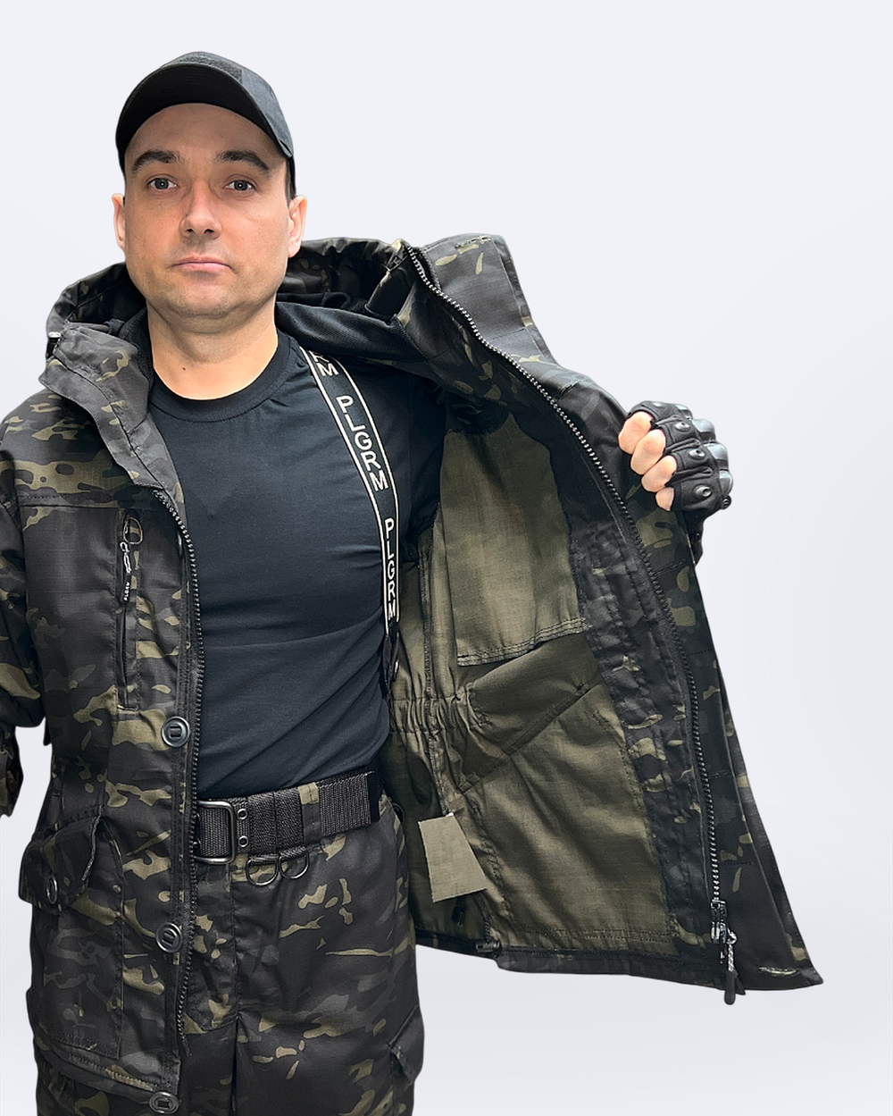 Костюм горка 5 Черный мультикам Лето