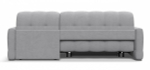 Угловой диван Босс Слип 160 Велюр Монолит сталь