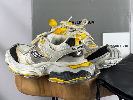 Balenciaga Cargo Sneaker Worn-Out - Grey Yellow