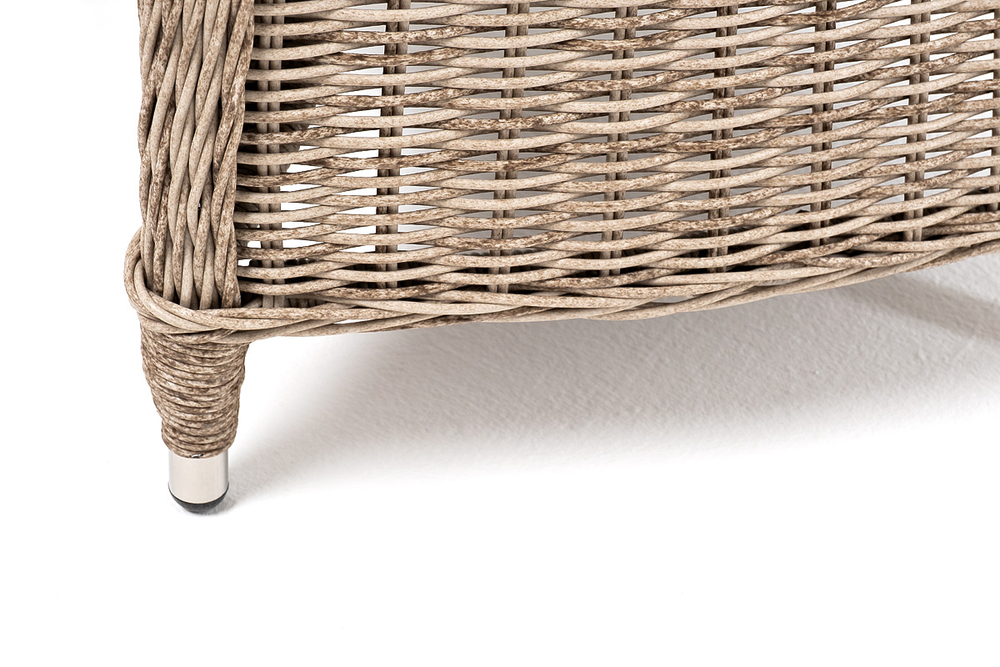 "Эспрессо–80 R" обеденная группа плетеная, цвет бежевый